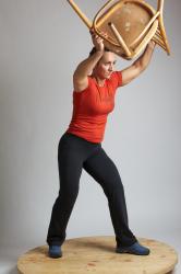 ANGELINA STANDING POSE WITH CHAIR